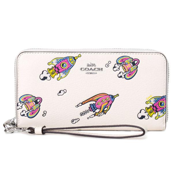COACH コーチ 長財布 ぺブルレザー ロケット ラメ キラキラ COACH コーチ 長財布 ぺブルレザー ロケット ラメ キラキラ