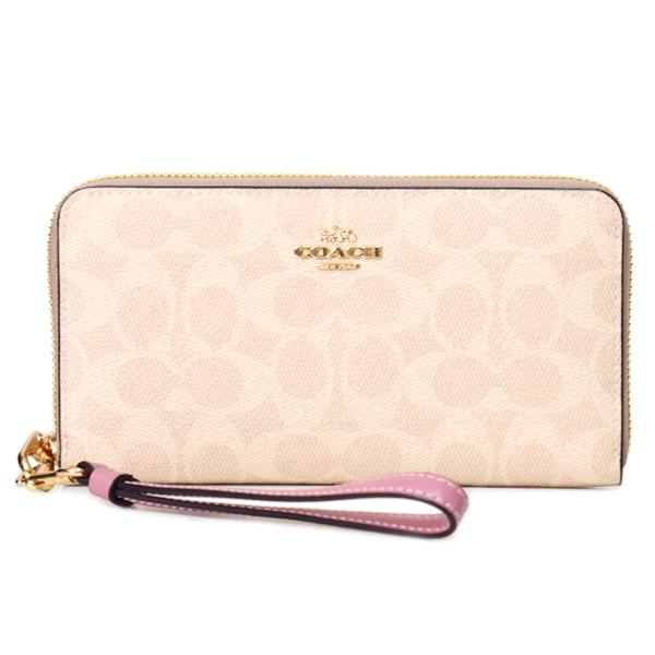 COACH（コーチ） 長財布 コーティングキャンバス レザー シグネチャー