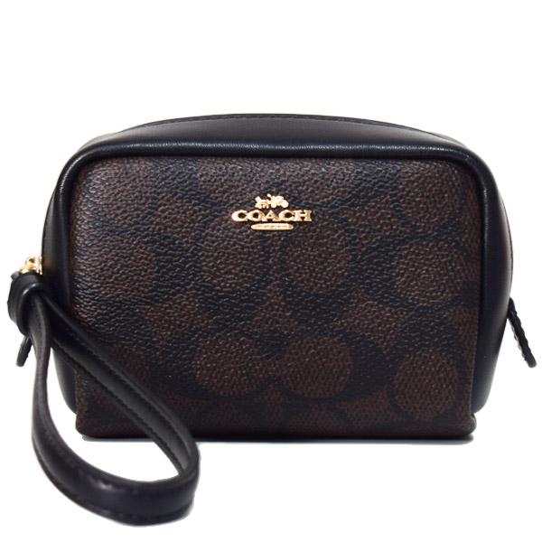 COACH（コーチ） マルチポーチ コーティングキャンバス レザー