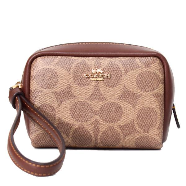 coach ポーチ COACH（コーチ） マルチポーチ コーティングキャンバス レザー
