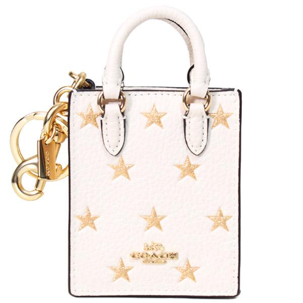 COACH（コーチ） キーホルダー ペブルレザー ラメ 星 スター ミニ