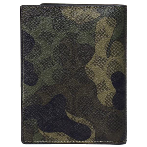 COACH（コーチ） パスポートケース コーティングキャンバス レザー