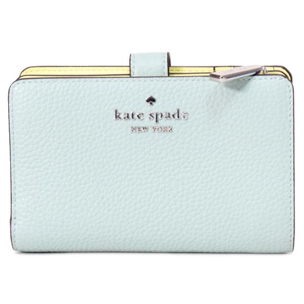 【新品】ケイトスペード KN750 財布 二つ折り財布 kate spade NEW YORK レザー ロゴ ミディアム バイフォールド ウォレット KN750 アウトレット レディース kate spade NEW YORK（ケイト・スペード ニューヨーク） ケイト