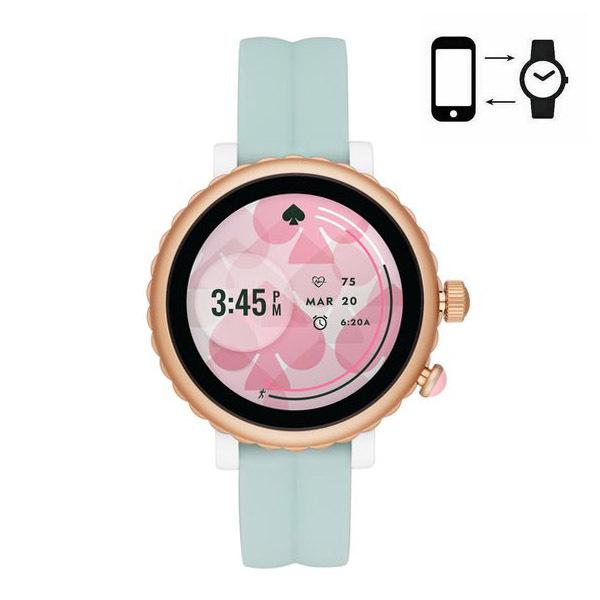 【新品】ケイトスペード☆腕時計 スマートウォッチ タッチスクリーン ミントカラー kate spade NEW YORK ケイトスペード 時計 katespade シリコン