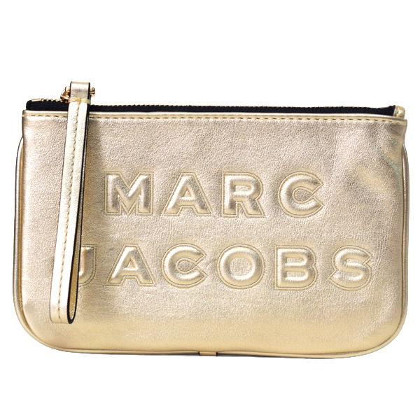 マークジェイコブス ポーチ MARC JACOBS レザー フラッシュ ロゴ