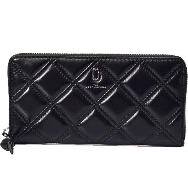 マークジェイコブス 長財布 編め MARC JACOBS ラムスキン レザー  