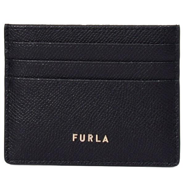 FURLA フルラ カードケース レザー クラシック ロゴ スリム 名刺 FURLA フルラ カードケース レザー クラシック ロゴ スリム 名刺