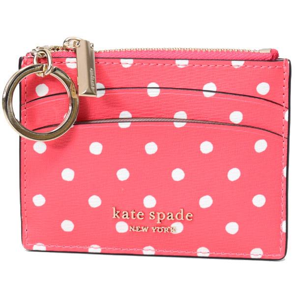 ケイトスペード カードケース katespade PVC スペンサー ドット 水玉