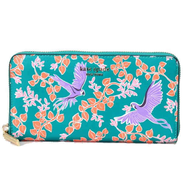 ケイトスペード 財布 Katespade Pvc スペンサー ジャングル パーティー オウム ジップ アラウンド コンチネンタル 長財布 フィジーグリーンマルチ Pwru7956 Pwru7956 ブランド専門店 パイクストリート 通販 Yahoo ショッピング