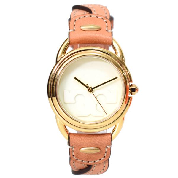 トリーバーチ 時計 TORY BURCH レザー ステンレススチール ラゲージ  