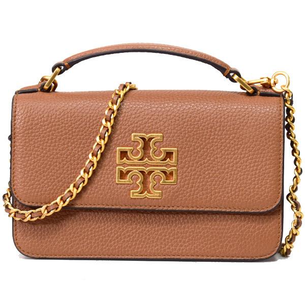 TORY BURCH トリーバーチ バッグ ぺブルレザー ブリテン ロゴ ミニ 
