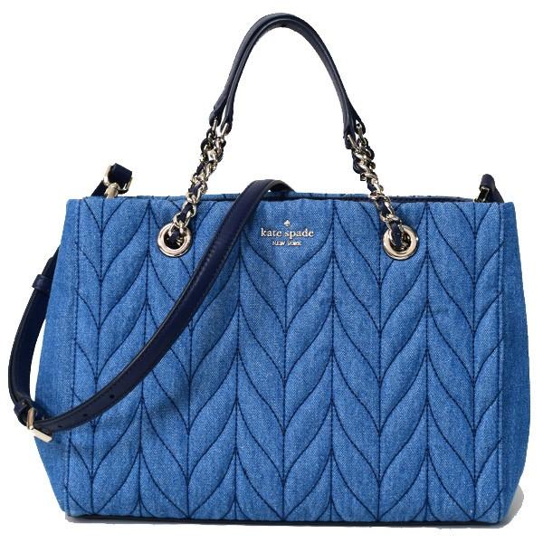 kate spade NEW YORK ケイトスペード バッグ katespade デニム レザー 