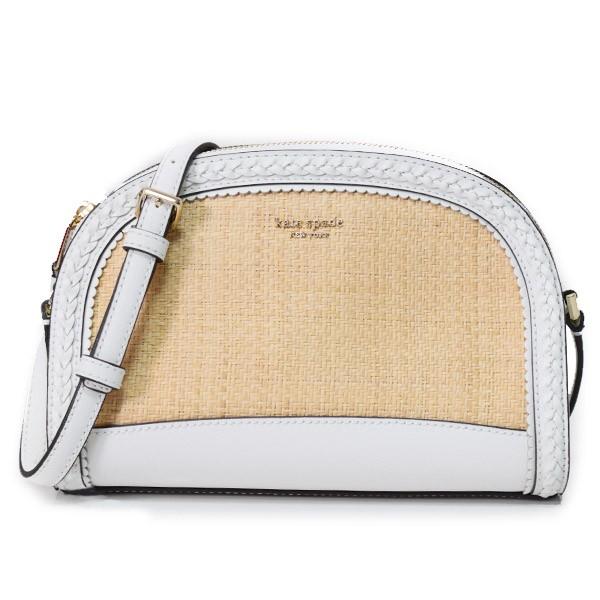 Kate spadeレザー ストロー レイリー ドーム型 ショルダーバッグ kate spade NEW YORK（ケイト・スペード ニューヨーク） ケイト