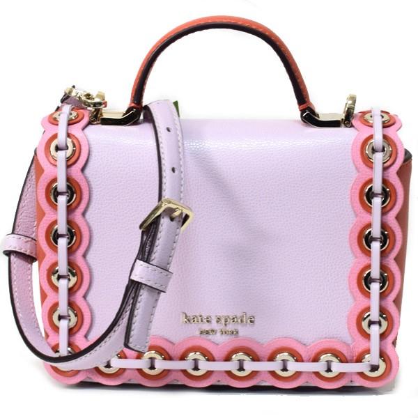 ケイトスペード バッグ katespade レザー パンチング 2way 斜めがけ ショルダー ハンド バッグ ピオニーブラッシュ【訳あり】WKRU5899 kate spade NEW YORK（ケイト・スペード ニューヨーク） ケイト