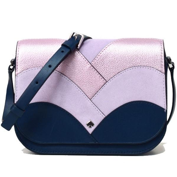 ケイトスペード バッグ katespade スムースレザー スエード ショルダーバッグ ぺトロールブルー×ラベンダーミスト×メタリックフロックス WKRU6051 kate spade NEW YORK（ケイト・スペード ニューヨーク） ケイト