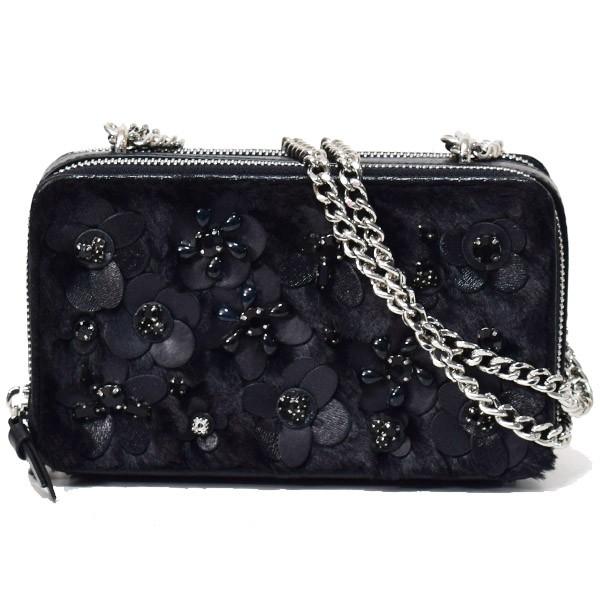 極美品　ケイトスペード　定価3.3万円　フェイクファー　ネイビー　大人も着用可能 極美品 ケイトスペード 定価3.3万円 フェイクファー ネイビー