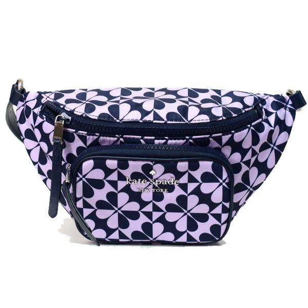 ケイトスペード バッグ katespade ナイロン ドリアン スペード クローバー ジオ ベルトバッグ 2way ワンショルダー バックパック ウエスト ボディバッグ ぺトロールブルーマルチ WKRU6599 kate spade NEW YORK（ケイト・スペード ニューヨーク） ケイト