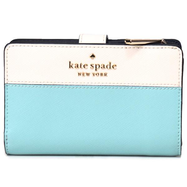 ケイトスペード 財布 katespade レザー ステイシー カラーブロック