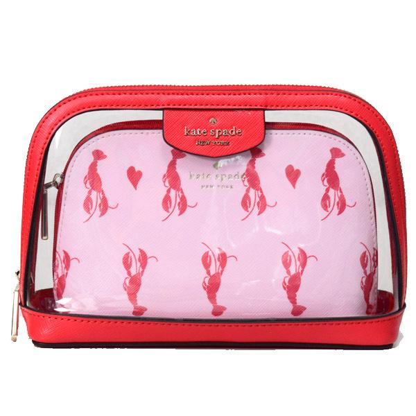 kate spade NEW YORK ケイトスペード ポーチ katespade PVC kate spade NEW YORK ケイトスペード ポーチ katespade PVC