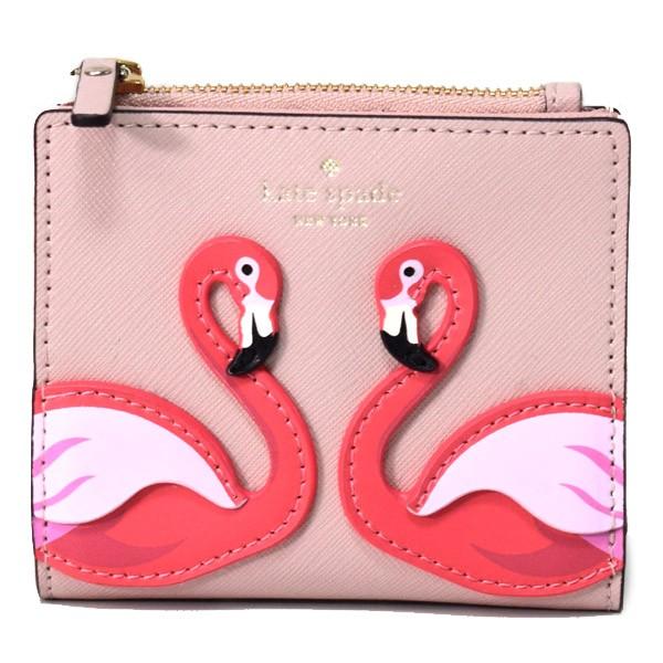 ケイトスペード 財布 Katespade クロスハッチレザー バイ ザ プール フラミンゴ アップリケ 二つ折り コンパクト 財布 マルチ Wlru5487 Wlru5487 ブランド専門店 パイクストリート 通販 Yahoo ショッピング