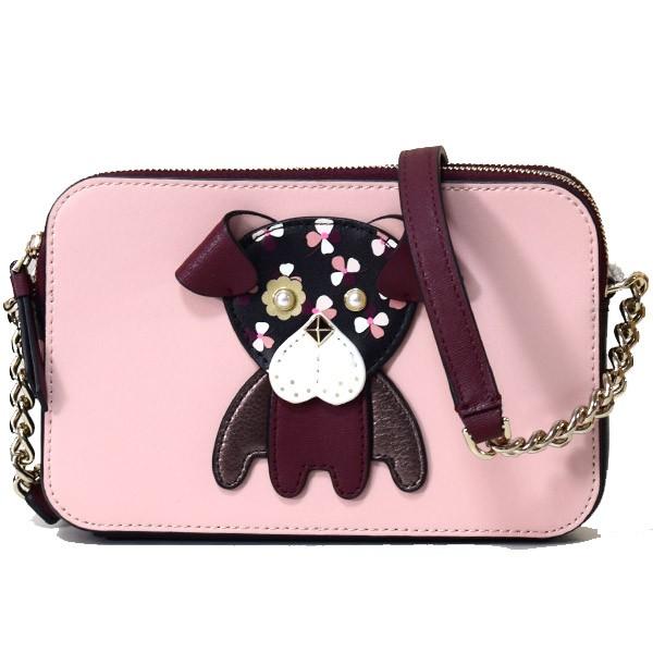 ケイトスペード バッグ katespade レザー フローラル パップ ドッグ 犬