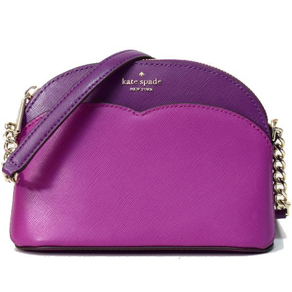 ケイトスペード バッグ katespade サフィアーノ ペイトン カラーブロック ロゴ スモール ドーム型 クロスボディ 斜めがけ ショルダー バッグ バハローズマルチ WLRU6299 kate spade NEW YORK（ケイト・スペード ニューヨーク） ケイト