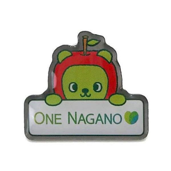 ONE NAGANO 寄附金付きアルクマピンバッジ : ピンバッジ