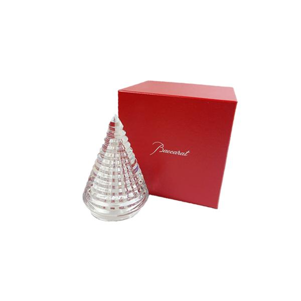 バカラ（Baccarat） アイ クリスマスツリー(クリア) 13cm : ピナコテカ