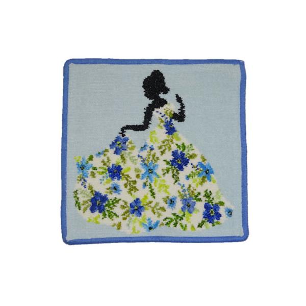 フェイラー  ハンドタオル25cm Miss Flower(ブルー)
