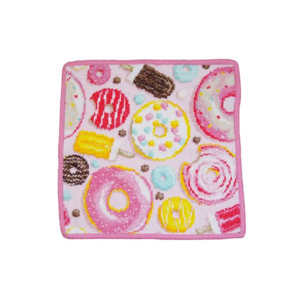 フェイラー ハンドタオル25cm Pink and Sweet(ドーナッツ)