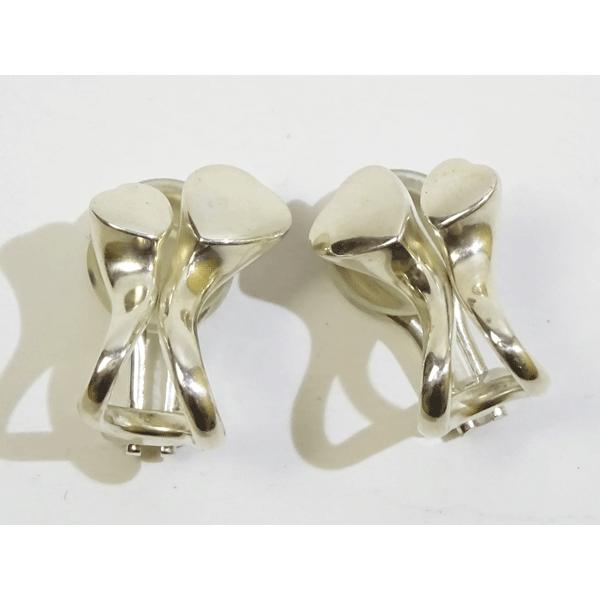 Georg Jensen ジョージジェンセン イヤークリップ263 ラブハート 