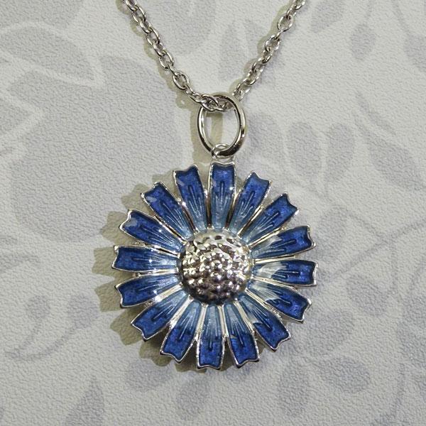 ジョージジェンセン デイジーペンダント ブルー1.8cm ペタル
