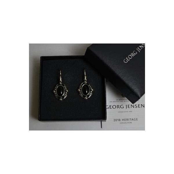 Georg Jensen（ジョージ ジェンセン） イヤーピアス 2018 ブラック