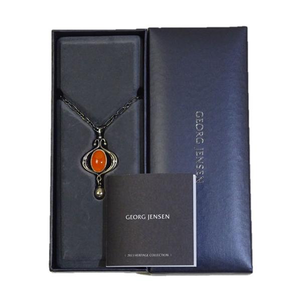 Georg Jensen ジョージジェンセン イヤーペンダント 2013 オレンジ 