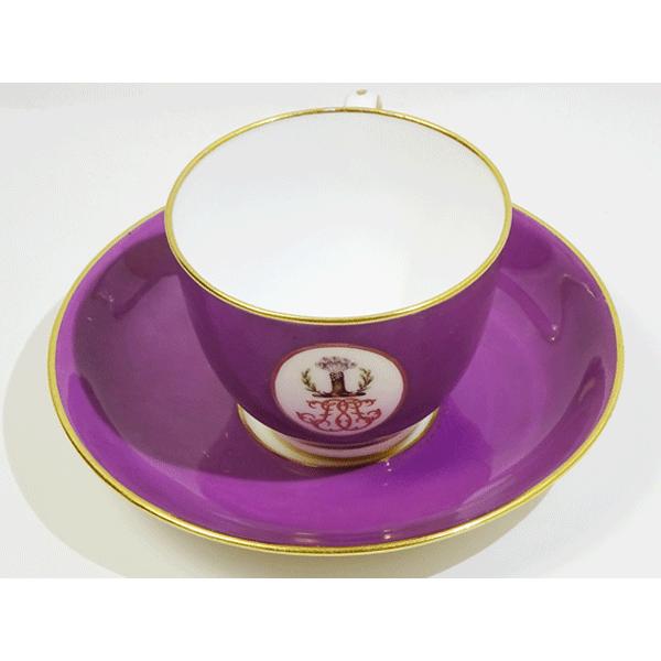 MINTON（ミントン） トーマスグッド コーヒーカップソーサー(パープル 