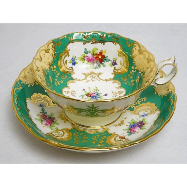 MINTON（ミントン） トーマスグッドティーカップソーサー （グリーン