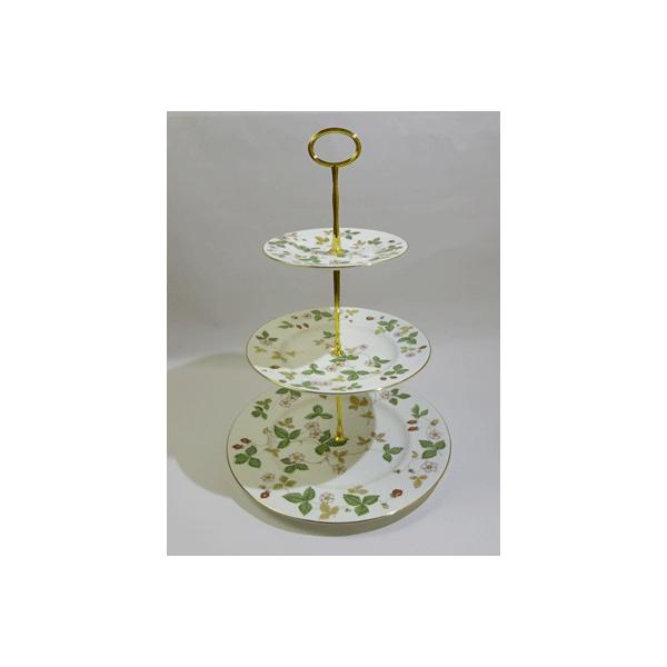 WEDGWOOD ウェッジウッド ワイルドストロベリー3段ケーキ WEDGWOOD ウェッジウッド ワイルドストロベリー3段ケーキ