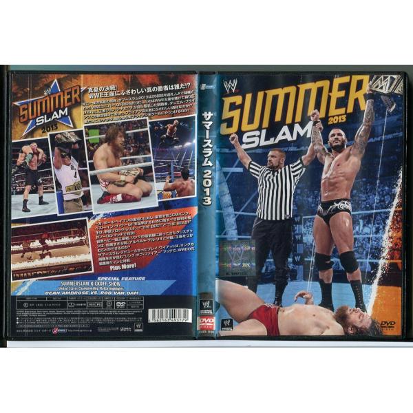 サマースラム 2013/DVD レンタル落ち/c2135レンタルで使用した商品です。国内正規品です。ケースはセル用ケースに交換済です。ディスクは全て研磨機にてクリーニングを行っております。レンタルシールは出来るだけはがしておりますが、商品に...