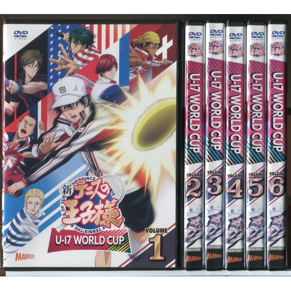 新テニスの王子様 U-17 WORLD CUP 全6巻セット/DVD 中古 レンタル落ち