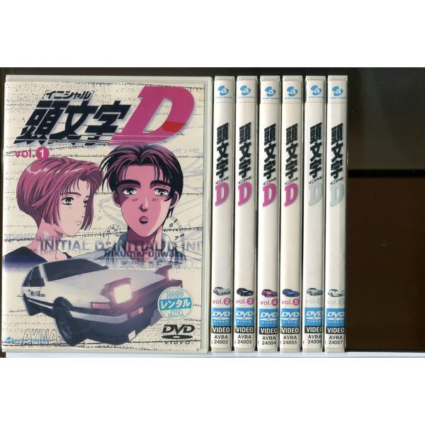 頭文字D イニシャルD 全7巻セット/DVD 中古 レンタル落ち/c9180