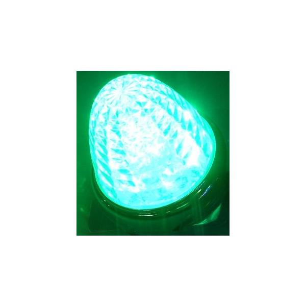 JB LEDクリスタルハイパワーマーカーランプ激光 緑 12/24v共用