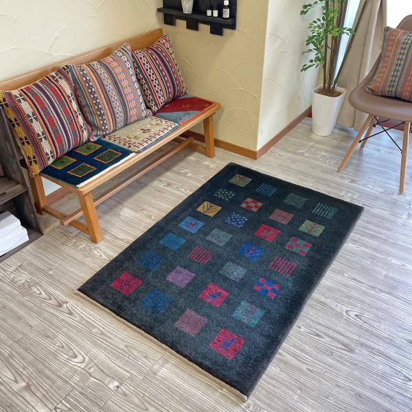 最も信頼できる ギャッベ シラーズ産 新品 ラグ ペルシャ絨毯 asakusa