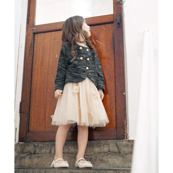 ツイード ジャケット 子供服 キッズ 女の子 かっこいい 大人っぽい ブラック 秋 冬 Buyee 日本代购平台 产品购物网站大全 Buyee一站式代购 Bot Online