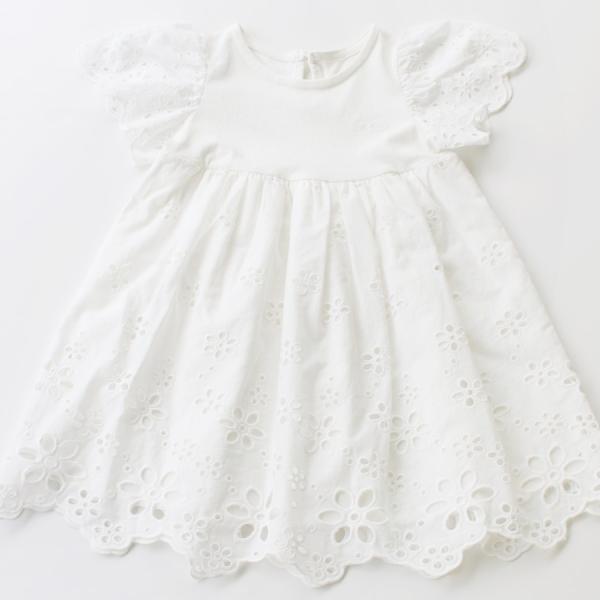 子供服 ワンピース 夏 白 レース 無地 上品 かわいい 女の子 半袖ワンピース 半袖 ナチュラル 可愛い カジュアル フォーマル 結婚式 100 110 1 130 140 Inovatex Ind Br