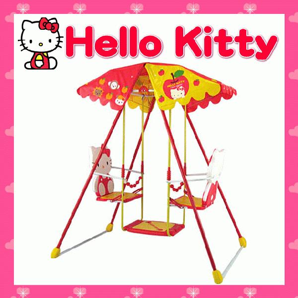 ブランコハローキティグランデ 2人乗り M&M mimi Hello Kitty ぶらんこ 遊具 すべり台 ジャングルジム おもちゃ  誕生日プレゼント* baby
