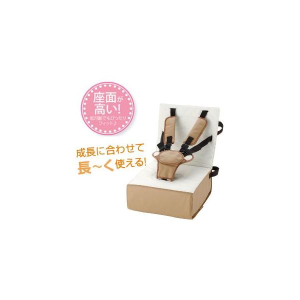 リッチェル ローチェア ごきげんお食事クッションR ブラウン BR リッチェル ローチェア ごきげんお食事クッションR ブラウン BR
