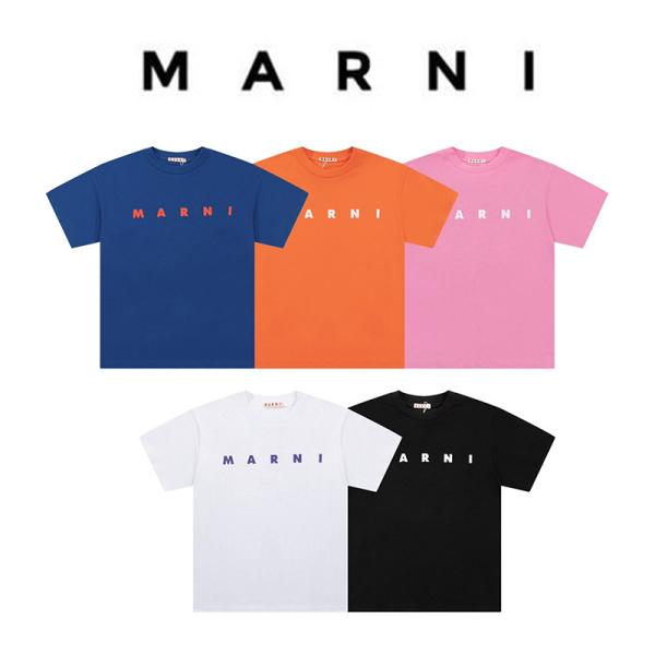MARNI(マルニ) ロゴ入り オーガニック コットン製 Tシャツ 半袖