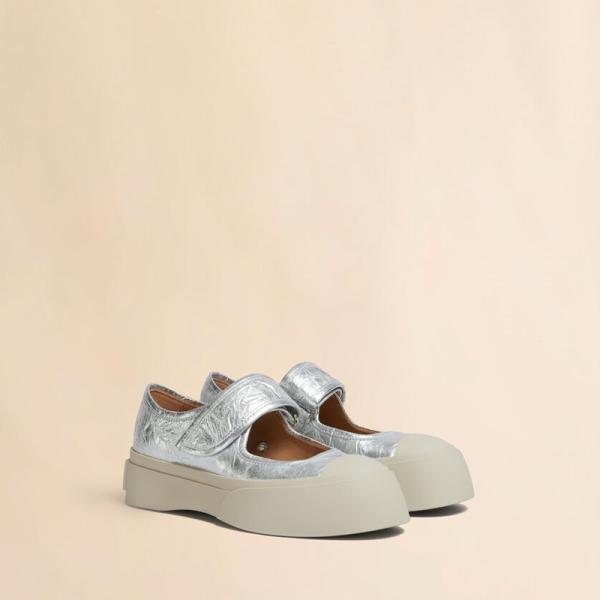 MARNI（マルニ） シルバー レザー製 ナッパレザー PABLO メリー