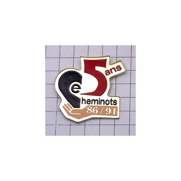 ピンバッジ・５周年記念◆フランス限定ピンズ◆レアなヴィンテージものピンバッチ