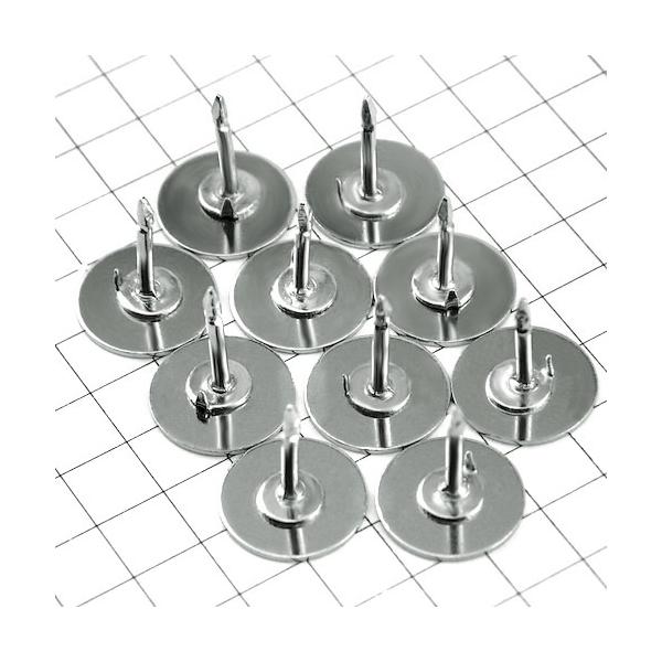 ハンドメイド ピンバッチ グレーとベージュ 楽天市場】パッチンピンパーツ 4個セット スクエア シルバー